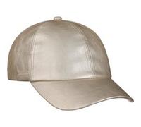 Casquette Uni Faux Leather by Seeberger beige One Size