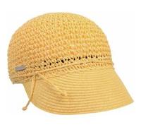 Casquette Uni Rollable Crochet by Seeberger jaune One Size
