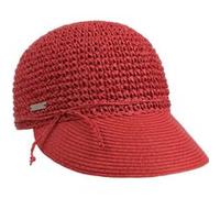Casquette Uni Rollable Crochet by Seeberger rouge One Size