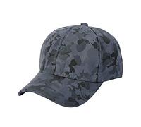 Casquette unisexe avec motif camo, motif camouflage - Casquette de baseball Snapback hip-hop - Caps de camouflage réglables, gris, taille unique