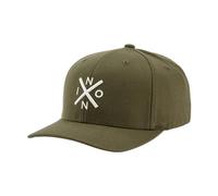 Casquette unisexe nixon exchange ff khaki blanc