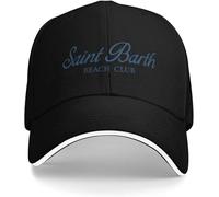 Casquette unisexe réglable classique de Saint Barth Beach Sandwich unisexe réglable Surgive Forever Trendy Rassemblement Cadeau d'étudiant Devenez de belles vibrations