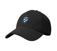 Casquette Universelle République De Cuba Militaire Velours - Unisexe Anti-UV Conduite/Ville/Sport