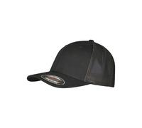 Flexfit Casquette de baseball Flex fit Trucker – Maille recyclée – Noir – L/XL – Mixte