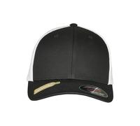 Flexfit Casquette de baseball Trucker Maille recyclée Noir/Blanc S/M Mixte