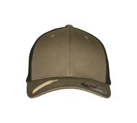 Flexfit Casquette Trucker Maille recyclée Olive/Noir Taille 60-61