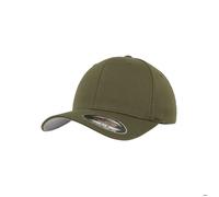 Flexfit Unisex-Adulte Wooly Combed 6277 Casquette, Vert (olive), Taille S/M