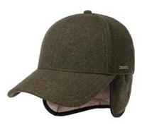 Casquette Vaby Earflap by Stetson olive foncé S (54-55 cm)