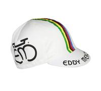 Casquette vélo champion du monde Gist Equipe Vintage Merckx Blanc