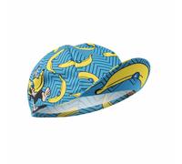 Casquette velo deco banane bleu - jaune