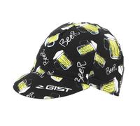 Casquette vélo déco bière Gist Noir