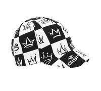 Casquette Velo Deco King Noir-Blanc