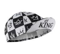 Casquette Velo Deco King Noir-Blanc