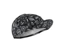 Casquette vélo déco yeah Gist Noir