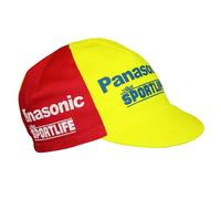 Casquette vélo Gist Equipe Vintage Panasonic Jaune