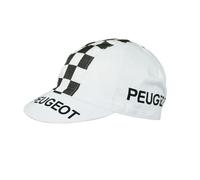 Casquette vélo Gist Equipe Vintage Peugeot Blanc