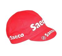 Casquette vélo Gist Equipe Vintage Saeco Rouge