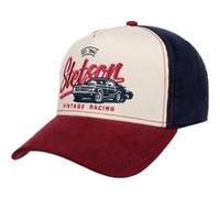 Casquette Vintage Racing by Stetson bleu-rouge One Size