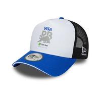 Casquette Visa Cash App RB Racing Bulls F1 - White/Blue Trucker - New Era E-Frame Team Cap Taille unique