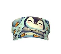 Casquette Visiere Adorable Pingouin Empereur Casquette Pare-Soleil Retro Golf Hat Réglable Baseball Cap pour Cyclisme Été Running