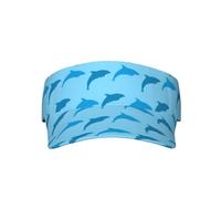 Casquette Visiere Dauphin Mignon Casquette Pare-Soleil Anti-Soleil Golf Hat Retro Baseball Cap pour Plage Sports Course À Pied