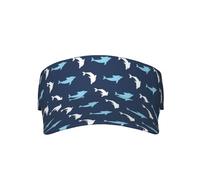Casquette Visiere Dauphin Mignon Golf Hat Retro Visor Cap Ajustement Ajustable Casquette Pare-Soleil pour Plage Sports Course À Pied