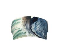 Casquette Visiere Grand Héron Bleu À L'Aquarelle Casquette Pare-Soleil Anti UV Golf Hat Unisexe Baseball Cap pour Running Été Sport