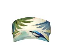 Casquette Visiere Peinture d'oiseaux en Vol Casquette Pare-Soleil Réglable Golf Hat Anti UV Visor Cap pour Running Sport Été