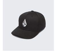 Casquette - VOLCOM - Full Stone Xfit Homme - Noir - Sergé stretch semi-épais - Broderie bicolore