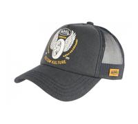 Casquette - VON DUTCH - Crew Kustom - Gris - Coton premium - Trucker retro