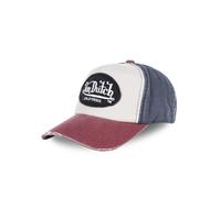 Casquette - Von Dutch - JACK - 100% coton - Ajustable - Tricolore (Rouge/Blanc/Bleu)