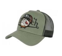 Casquette Von Dutch Trucker Bull verte - Taille unique - Écusson brodé