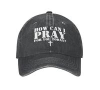 Casquettes Comment Puis-Je Prier pour Vous Aujourd'hui Christianty Pâques Trois Jours Jésus Croix 2024 Respirant Protection Solaire Cap Anti-UV Protection Chapeau pour Extérieur Été