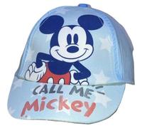 Casquettes de Baseball Bébé Mickey Disney - Casquette Bébé Mickey Disney (FR/ES, Numérique, 47, Ciel)