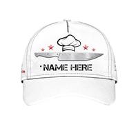 Casquettes De Baseball Chef Chef Personnalisé (26) Strapback Cap | Strapback Cap Tendance base-ball capuchon Réglable Chapeaux Pare-Soleil Pour Cadeau Course à Pied Outdoor