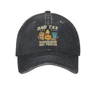 Casquettes de baseball de haute qualité , papa Impôt s’assurer que ce n’est pas poison Hommes Soleil Casquette de baseball Drôle Fête des pères Street Style Femmes Lavé Trucker Chapeau Snapback Cap