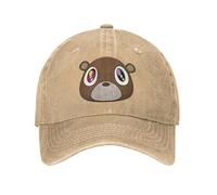 Casquettes de baseball de haute qualité pour hommes et femmes, je manque l’ancienne casquette de baseball College Dropout Bear en détresse Chapeaux lavés Cap Outdoor Running Golf Gift Snapback Cap