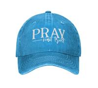 Casquettes de Baseball de Haute qualité pour Les Hommes et Les Femmes, Mode Unisexe Coton Prier Attendre Confiance Casquette de Baseball Adulte réglable Papa Chapeau pour Hommes Femmes Hip hop