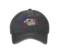 Casquettes De Baseball Drapeau Américain Drôle D'Eagle Cool Noir Vintage Retro Casquette De Camionneur Mode Solaire Cap pour Homme Été Femme
