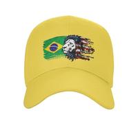 Casquettes De Baseball Drapeau du Lion D'Amérique Drapeau du Brésil Bonnet De Golf Mode Confortable Solaire Cap pour Homme Été Golf