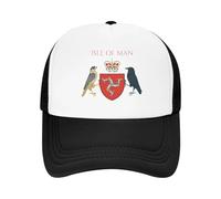 Casquettes de Baseball en Maille de Camping Isle of Man Isle of Man Crown, Casquettes de Baseball en Maille pour Femmes, Femmes Adultes, Casquettes de crème Solaire de Plage Hip Hop Trucker