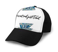 Casquettes de Baseball Hip Hop de Couleur de Contraste réglable Lettrage Moderne Citation à la Main Affiche Murale Phrase de Calligraphie Imprimable Conception d'impression im Not Sad Just Basebal