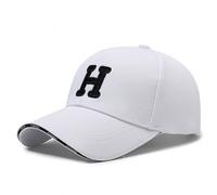 Casquettes De Baseball Homme,Casquettes D'éTé Pour Hommes Et Femmes PréSentent De Petits Objets Une Version Pleine De Grosses TêTes Des Casquettes De Baseball Et Des Nuances (White, One Size)
