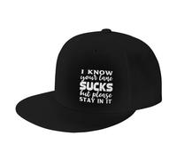 Casquettes De Baseball Je Sais Que Ta Voie Est Nulle, mais Reste-Y Casquettes Protégeant du Soleil Athlétique Solaire Cap pour Golf Homme Été