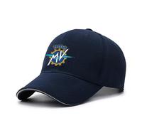 Casquettes de Baseball pour Hommes Casquette de Sport Réglable pour MV Agust Casual Golf Trucker Hats Chapeau de Soleil D'été pour Unisexe(Navy Blue,One Size)