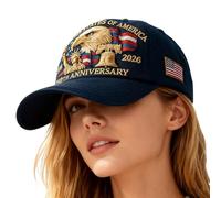 Casquettes De Baseball Pour Hommes | Coiffe Du 250e Anniversaire De L'Amérique, Chapeau De Camping En Plein Air - F Ces Hommes Vétérans, Passionnés D'histoire, Collectionneurs, Touristes, Défilé, Jour