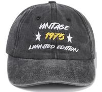 Casquettes de Baseball pour Hommes, en Coton, Cadeau Homme, Cadeaux d’Anniversaire pour Hommes 80, 70, 50, 47e, Retraite,Cadeau de Fête des Pères,Cadeau pour Papa Oncle, Grand-père