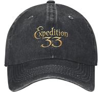 Casquettes de baseball pour hommes et femmes, lavé Casquette de baseball Gamer Clair Obscur Expedition 33 Chapeau de camionneur d’été pour hommes Adulte y2k Mignon Randonnée Pêche Soleil Casquette