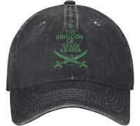 Casquettes de Baseball pour Hommes et Femmes, Les Royaumes d’Arabie Saoudite Casquette de Baseball Vert Hommes Femmes Crème Solaire Hip Hop Papa Chapeaux Printemps Tendance Tennis Skate Snapback Ca
