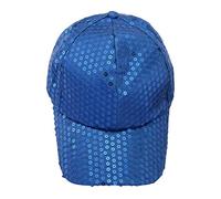 Casquettes de baseball unisexe à paillettes avec animaux, bleu, Taille unique